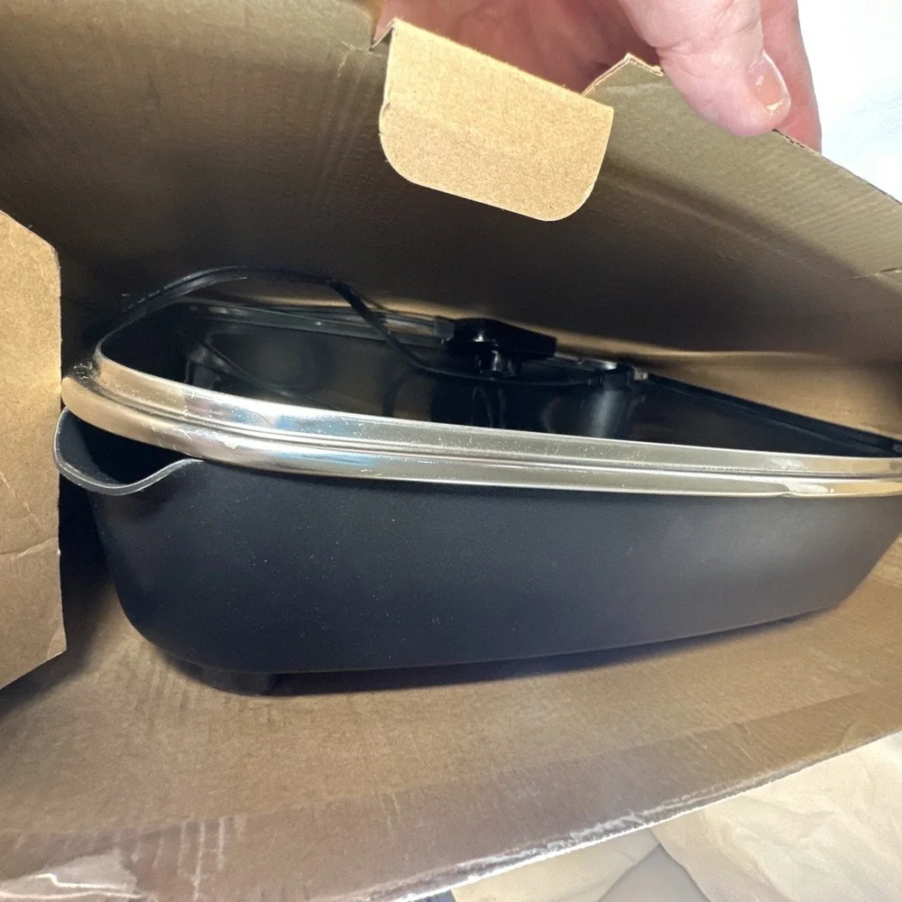 Bella Presto Foldaway Electric Skillet Copper Titanium 12 X 12 Orig box EUC